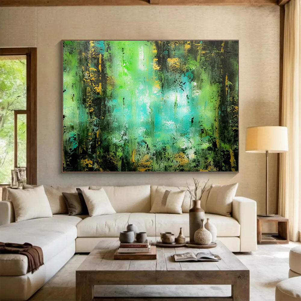 Jumbo Custom Hand-Painted Abstract Art for Aquarium Gift Shops DLZ3305