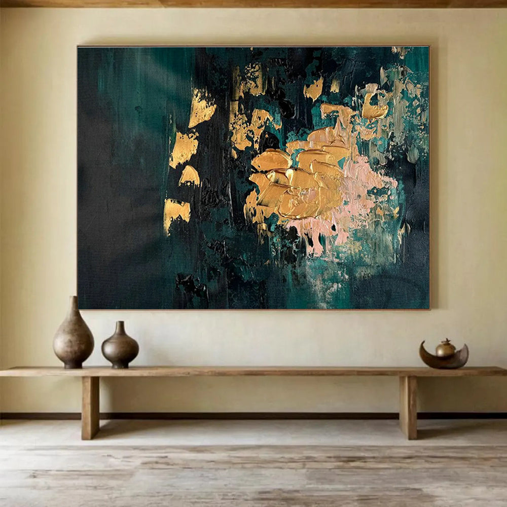 Custom-Made Brain-Computer Interface Training Facility Large Abstract Hand Painting DLZ2646