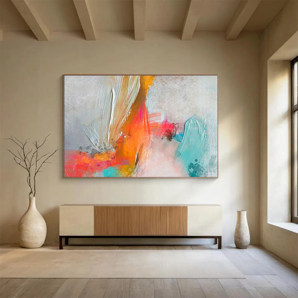Tailored High-Altitude Balloon Observatory Giant Abstract Hand Painting DLZ2591