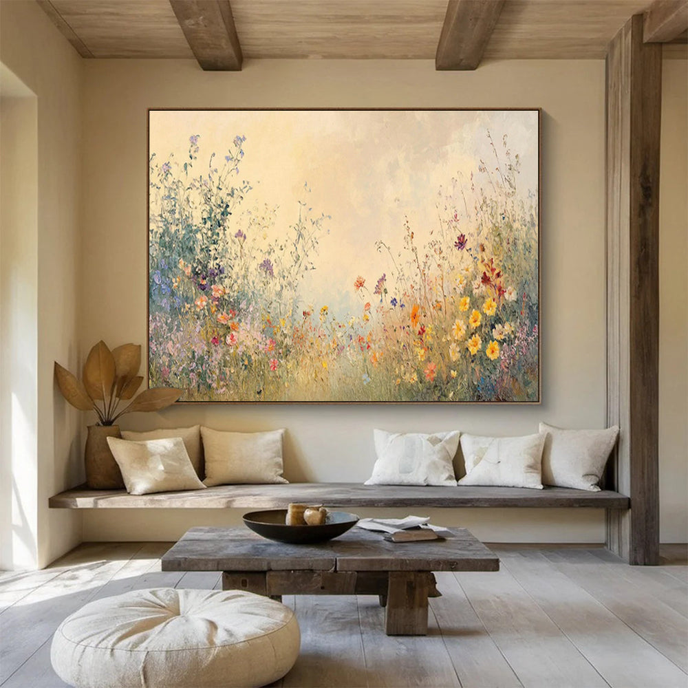 Large Custom Abstract Hand-Painted Art for Underwater Cultural Heritage Digital Archiving and Preservation Center DLZ3077