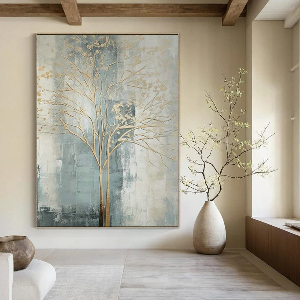 Large-Scale Customizable Hand-Painted Abstract Painting - The Ideal Choice for Office Style  DLZ0120