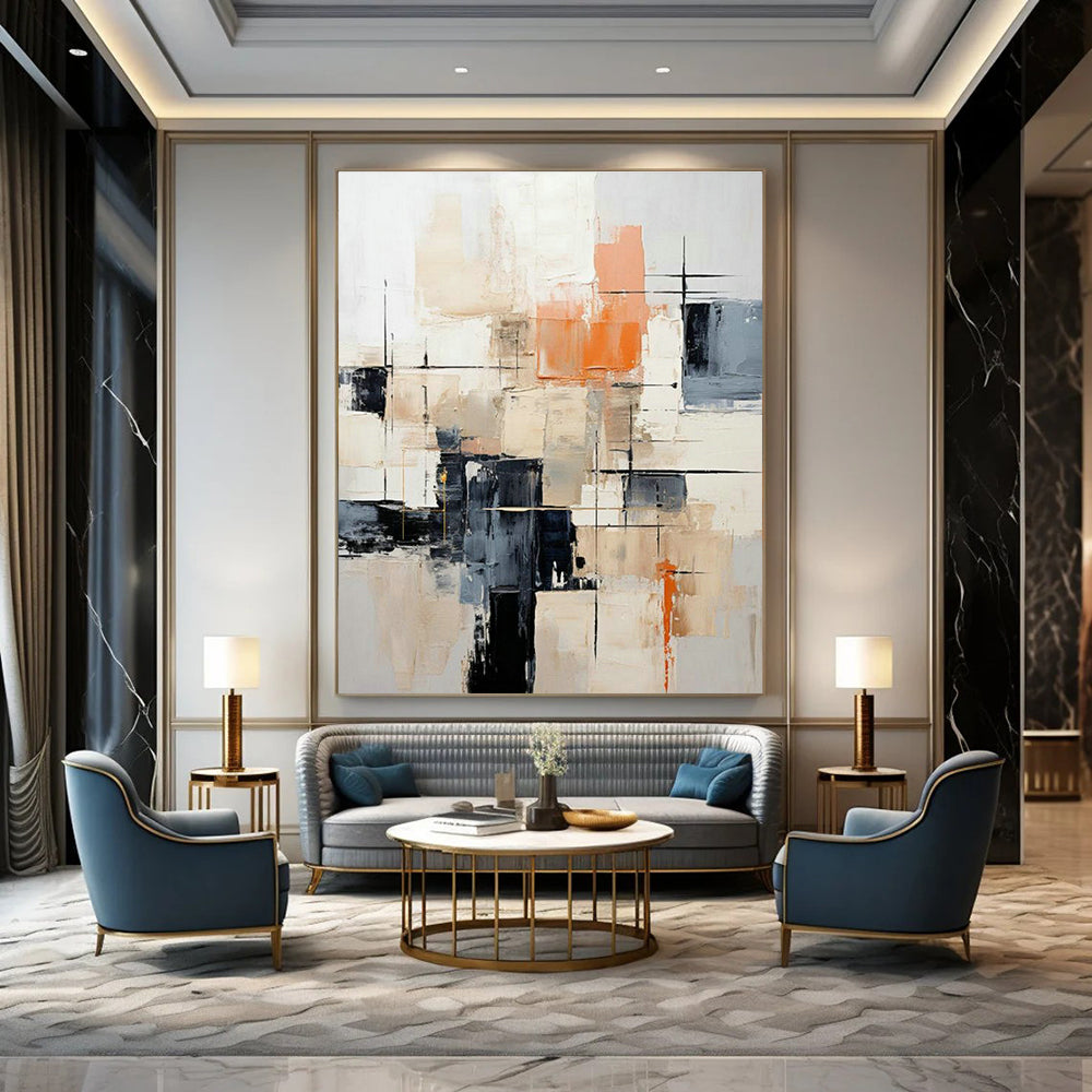 Ornate Large-Scale Custom Hand-Painted Abstract Artwork - Exotic Mystique for Insect Museums  DLZ0269