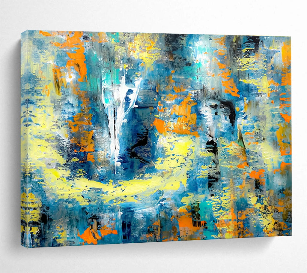 Huge Custom Hand-Painted Abstract Wall Art for Equestrian Center Clubhouses DLZ3308