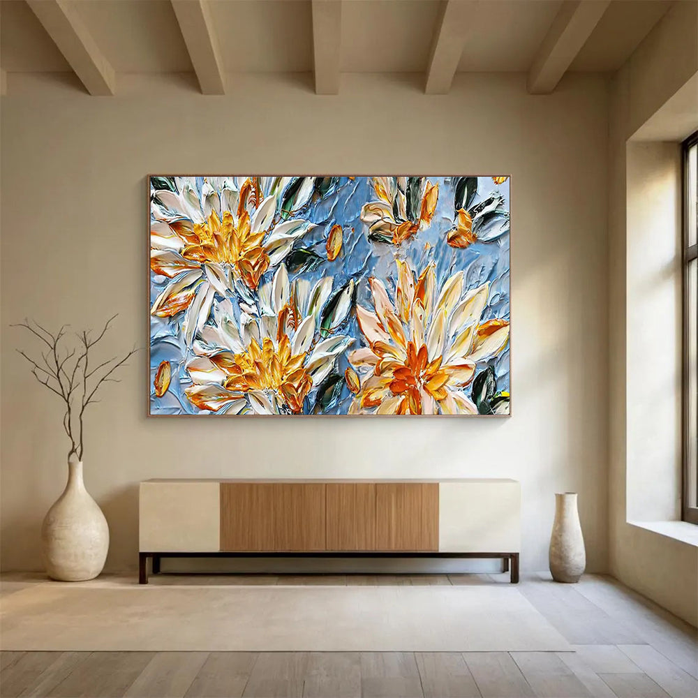 Giant Customizable Handmade Abstract Canvas for Rooftop Gardens DLZ3280