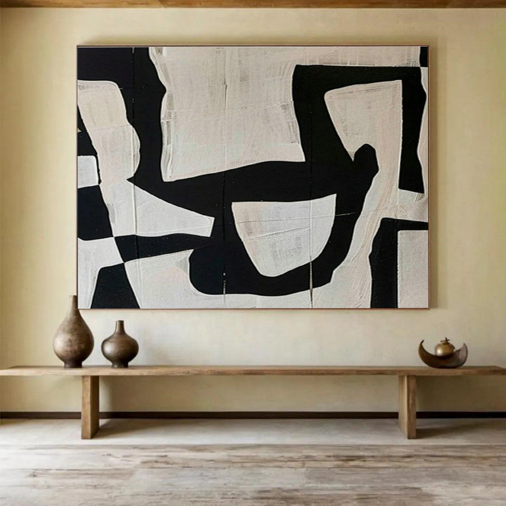 Oversized Custom Hand-Painted Abstract Art for Subterranean Cave Speleothem Formation Study Center DLZ3129