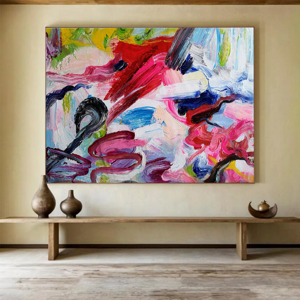 Customized Large Abstract Hand Painting for Studio DLZ2681