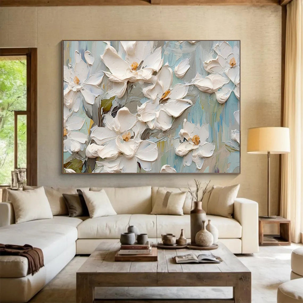 Custom Giant Abstract Hand Painting for Vertical Urban Farming Automated Harvesting System Development Lab DLZ3070