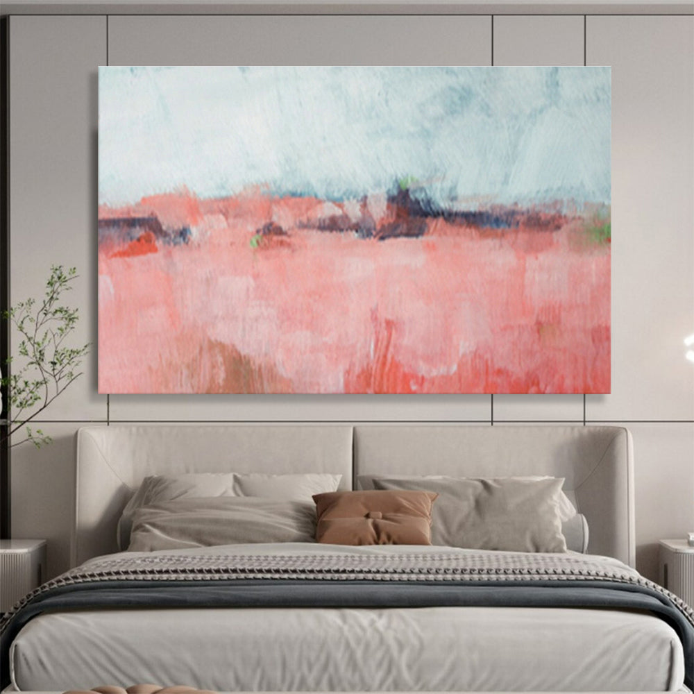 Oversized Custom Abstract Hand Painting for Railway Maintenance Workshop DLZ2800