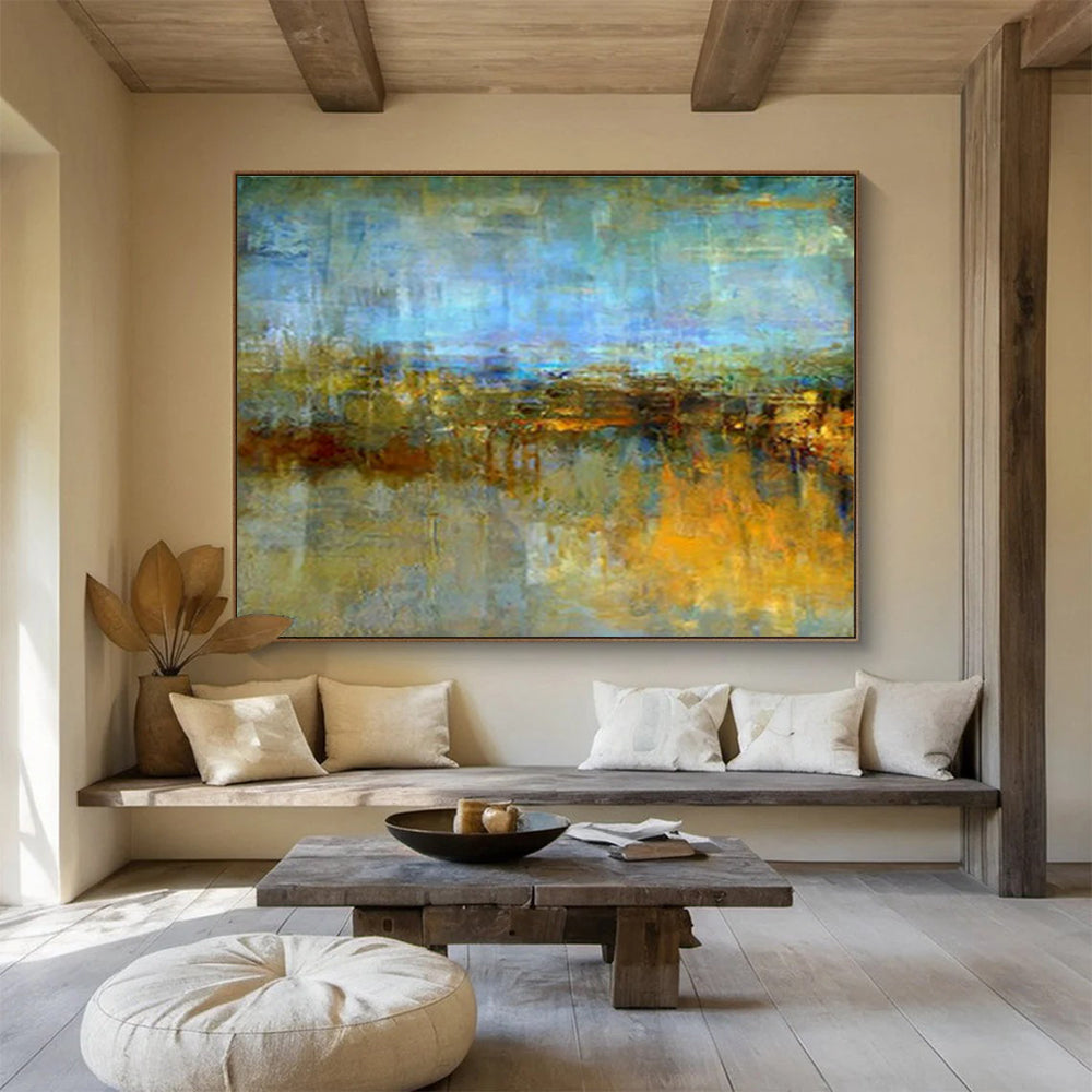 Customized Large Abstract Hand Painting for Vintage Store DLZ2756