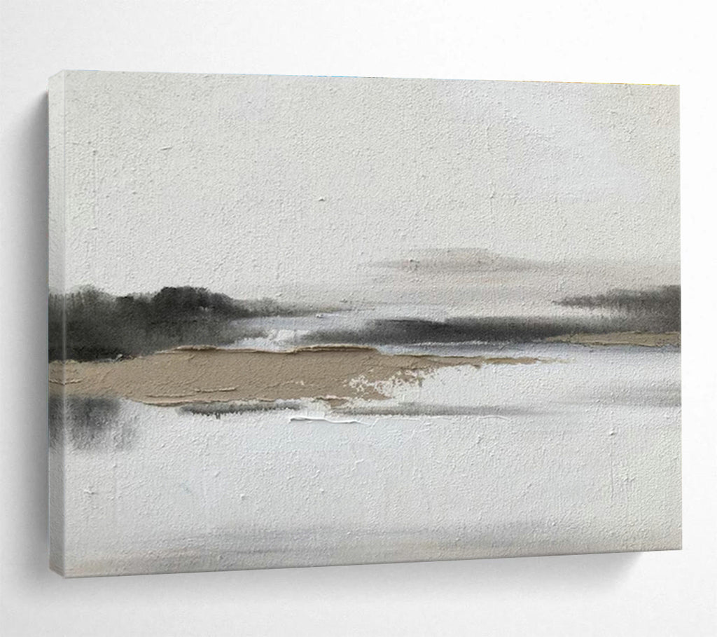 Jumbo Custom Hand-Painted Abstract Canvas for Corporate Break Rooms DLZ3295