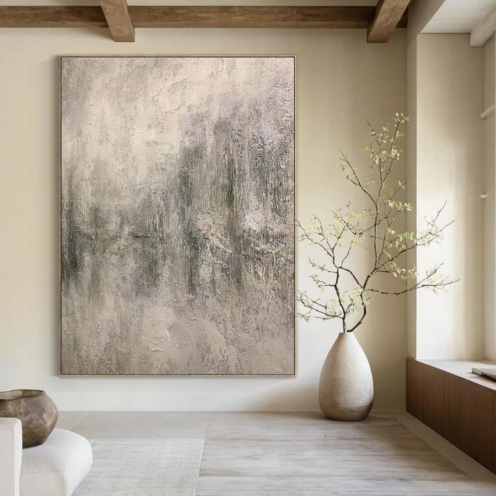 Massive Custom Hand-Painted Abstract Painting - Inviting Decor for Flower Shops  DLZ0192