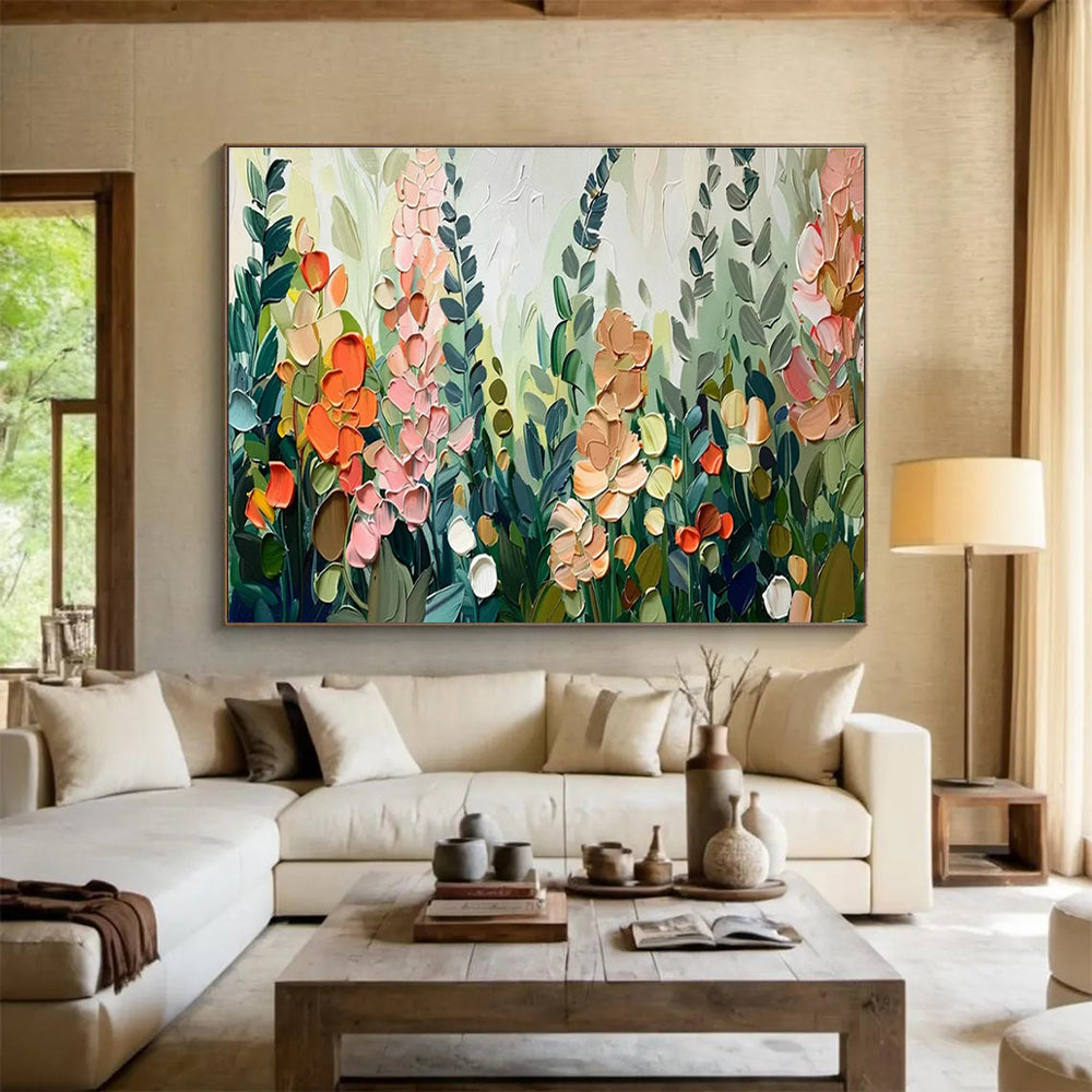 Oversized Custom Hand-Painted Abstract Art for Subterranean Cave Microclimate Research and Monitoring Station DLZ3185