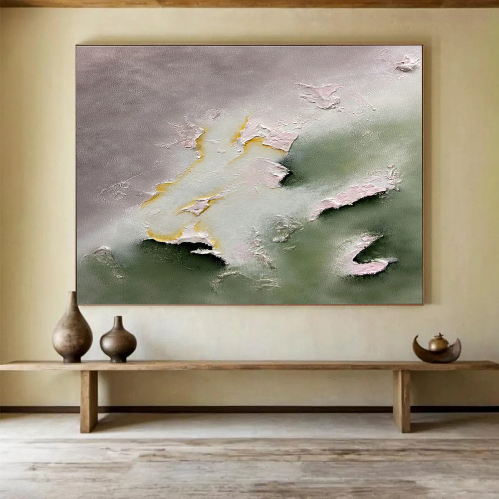 Oversized Custom Handmade Abstract Painting for Organic Farms’ Farmhouses DLZ3302