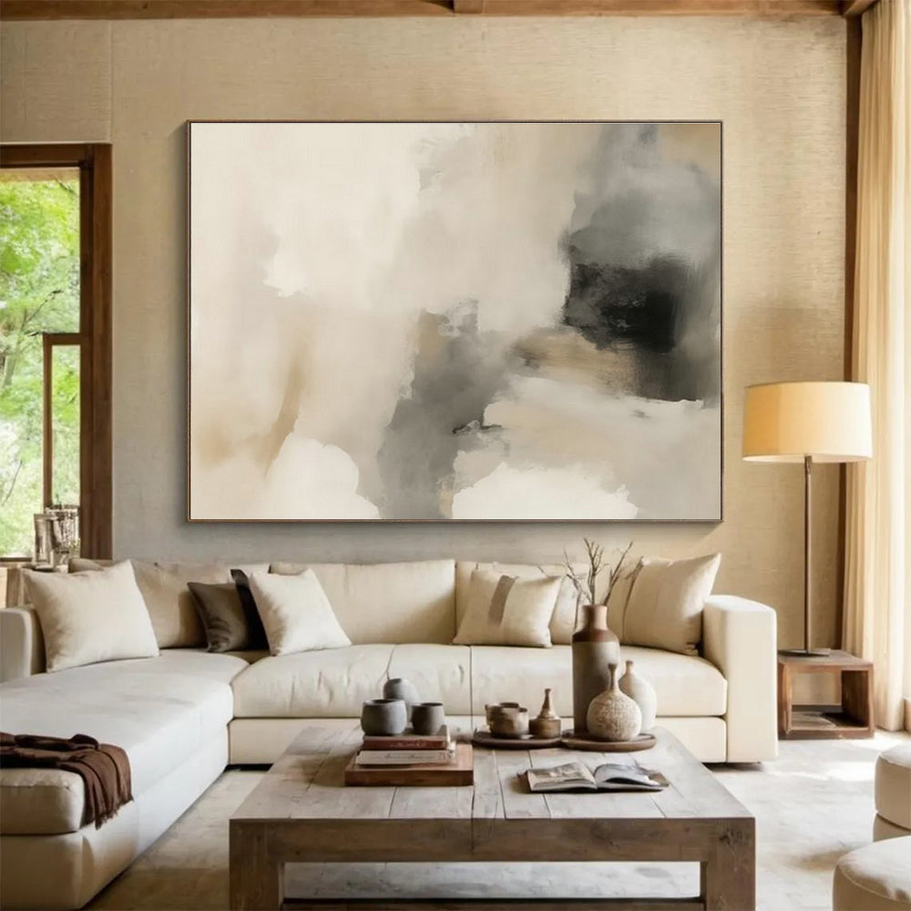 Bespoke Vertical Vertical Urban Beekeeping Tower Oversized Abstract Hand-Painted Mural DLZ2623