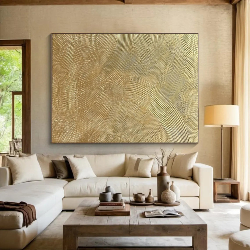 Oversized Custom Hand-Painted Abstract Art for Urban Rainwater Harvesting Hub DLZ2964