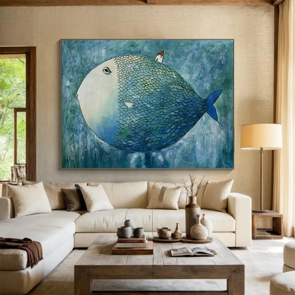 Custom-Made Space Tourism Capsule Manufacturing Plant Large Abstract Hand Painting DLZ2602