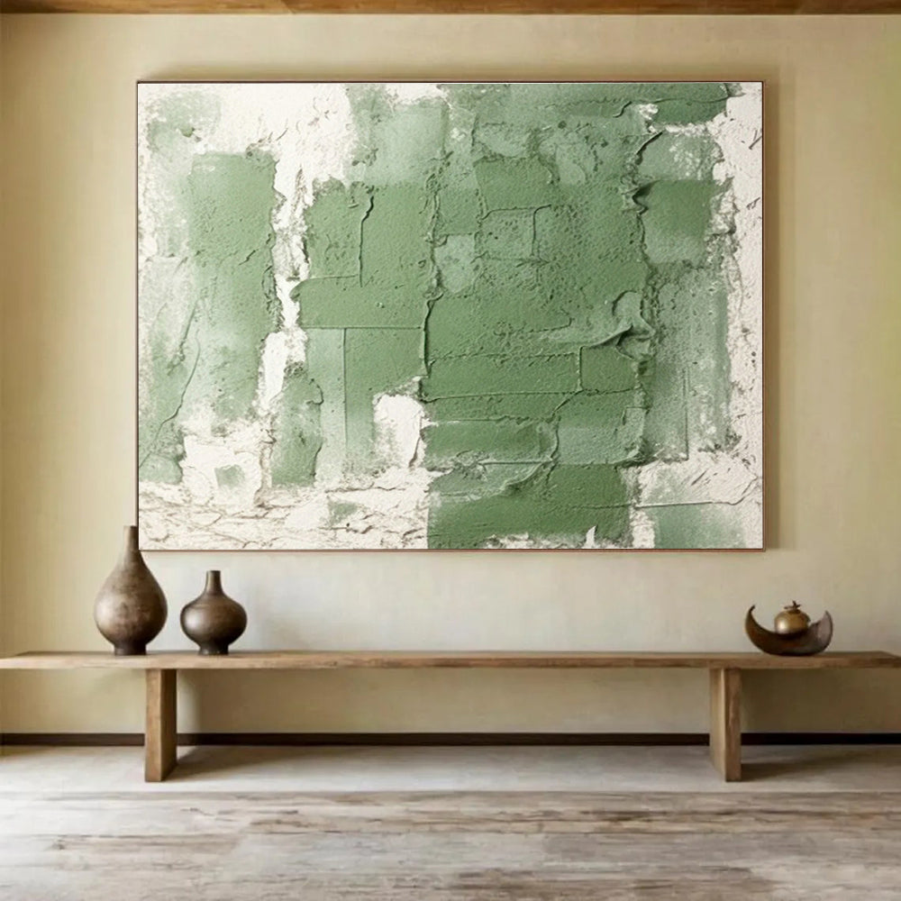 Custom-Made Fusion Energy Power Plant Cooling Tower Large Abstract Hand Painting DLZ2658