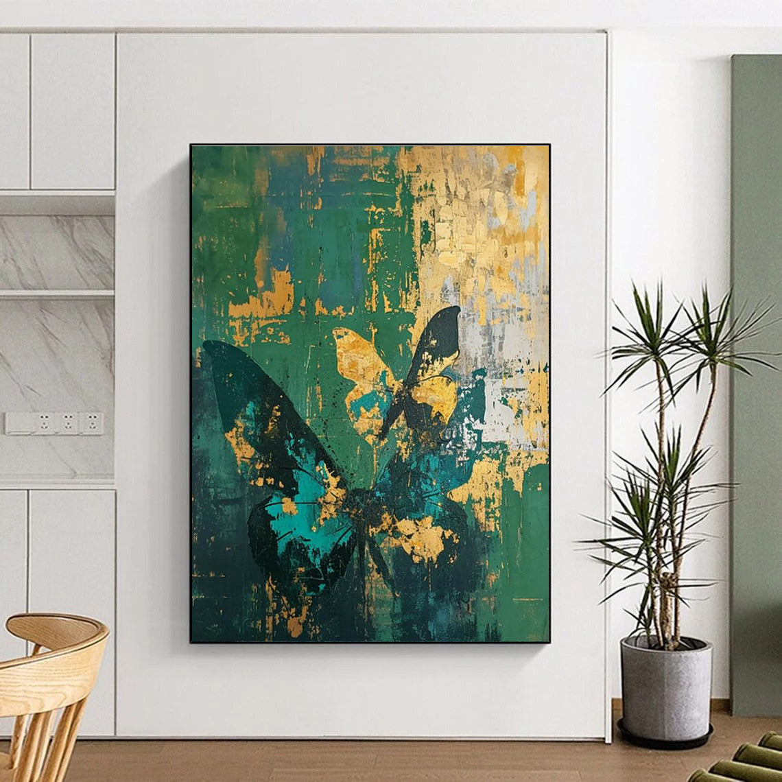 Vast Custom Hand-Painted Abstract Canvas - Artistic Creativity for Comic Book Drawing Workshops  DLZ0297