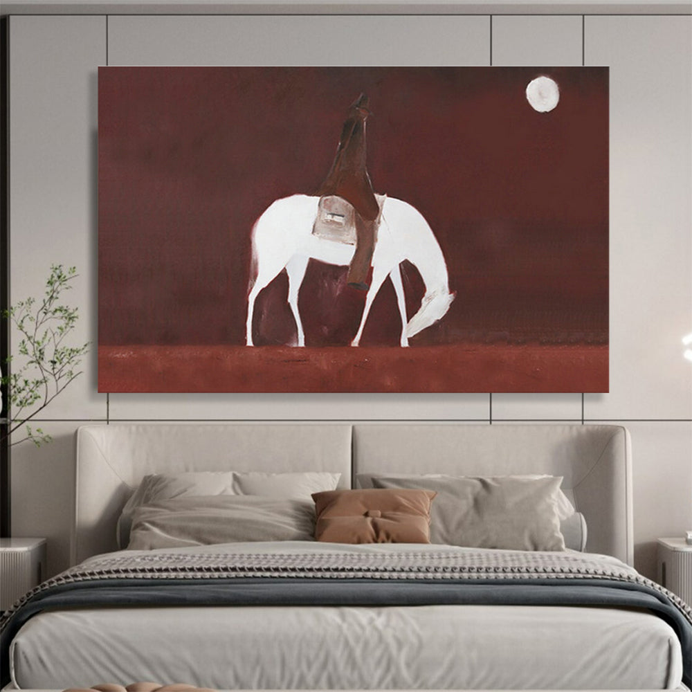 Custom-Made Giant Abstract Hand Painting for Deep-Sea Mineral Exploration Data Analysis Center DLZ3116
