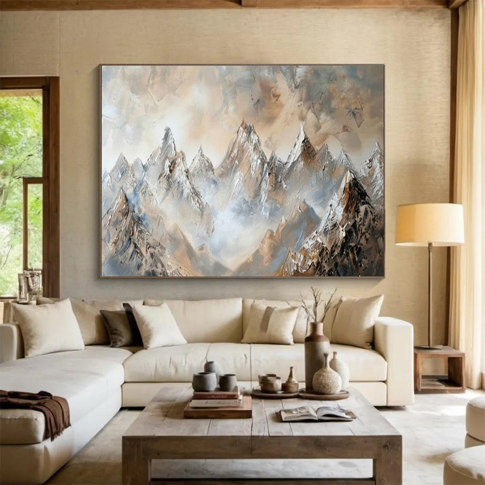 Oversized Custom Hand-Painted Abstract Art for Virtual Reality Content Creation Studio DLZ2850