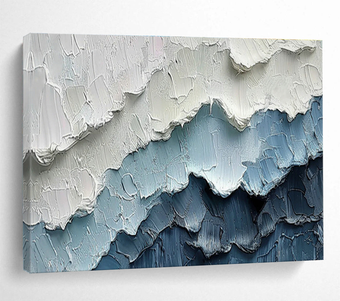 Metal Foil Collage Custom Hand-Painted Abstract Diptych for Commercial Spaces