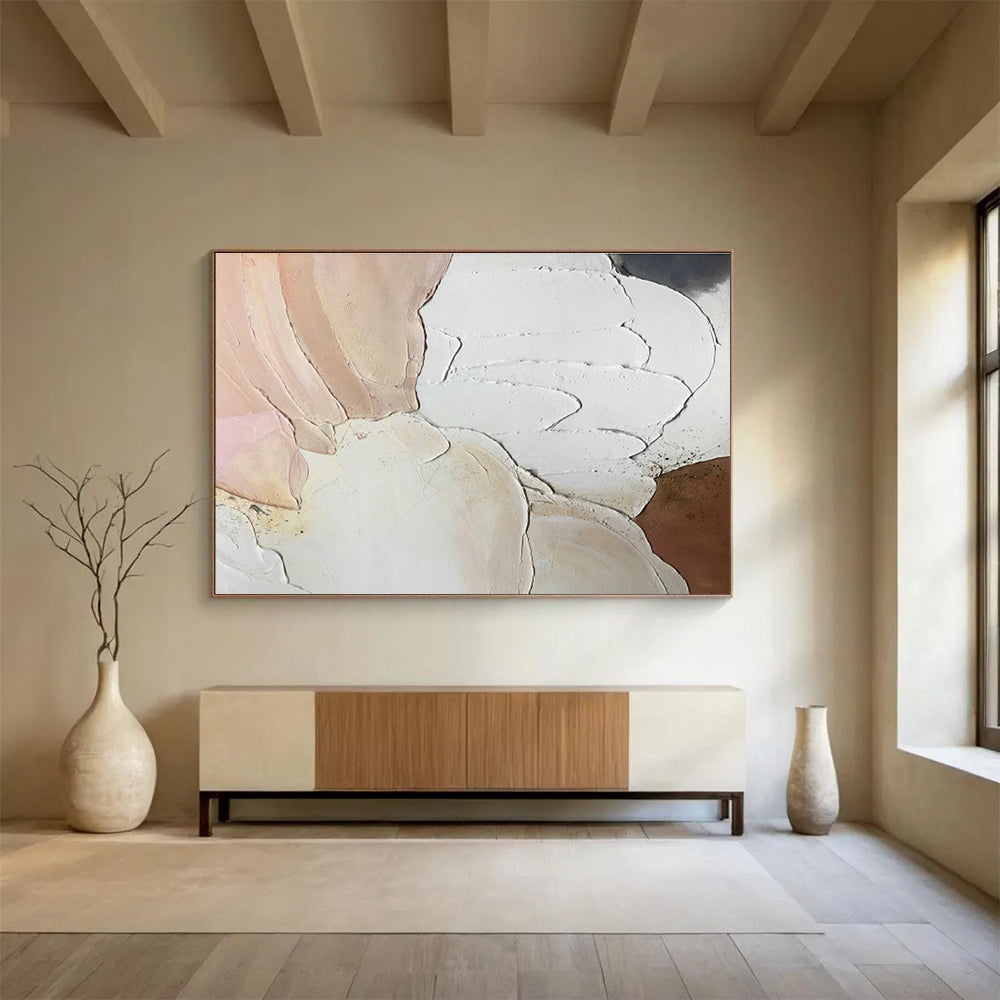 Custom-Made Autonomous Shipyard Large Abstract Hand Painting DLZ2568