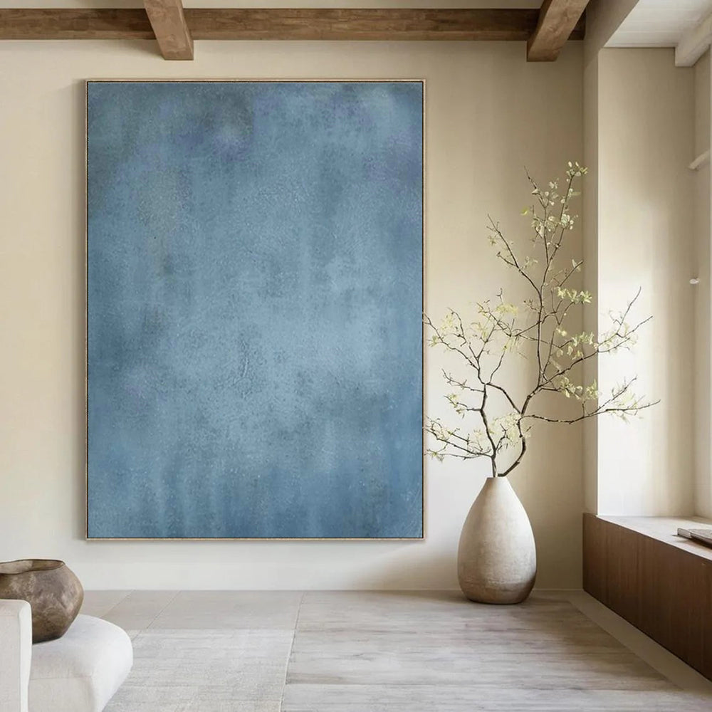 Large-Scale Custom Hand-Painted Abstract Artwork - Artistic Fusion for Contemporary Dance Studios  DLZ0251