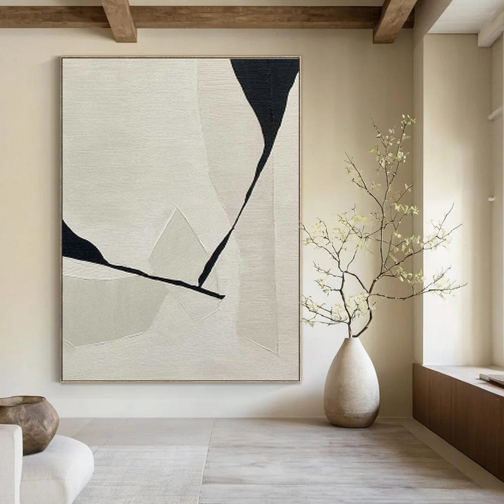 Gigantic Custom Hand-Painted Abstract Painting - Historical Reverence for Archaeological Museums  DLZ0240