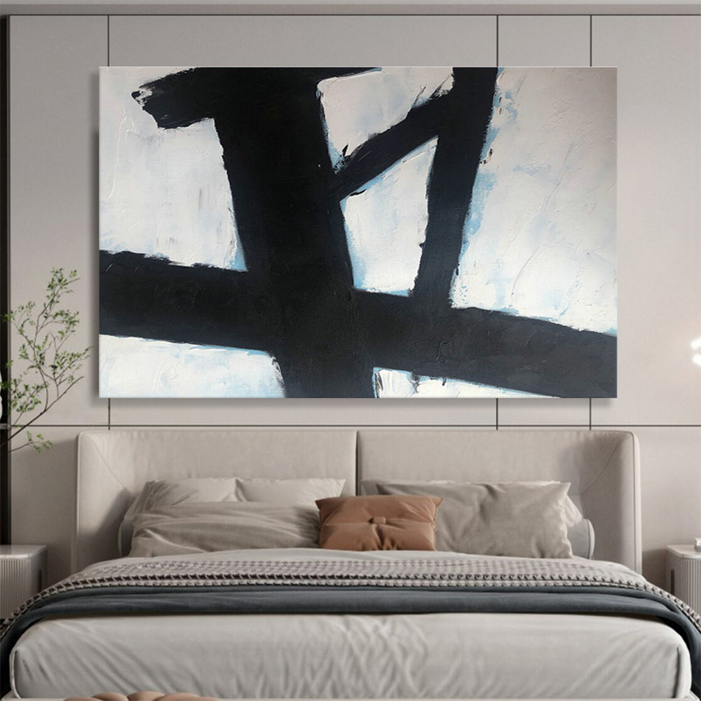 Tailored High-Altitude Weather Observatory Giant Abstract Hand Painting DLZ2565