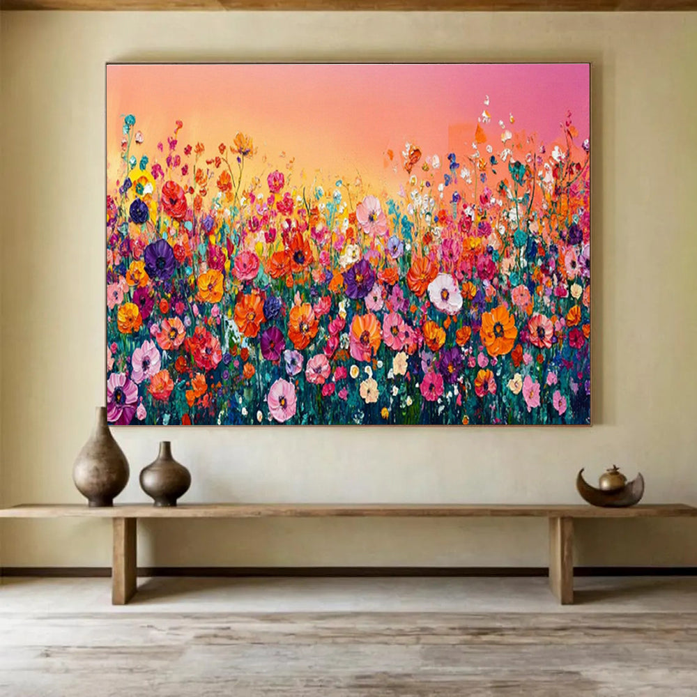 Customized Large Abstract Hand Painting for Underwater Noise Mitigation Technology Development Lab DLZ3064