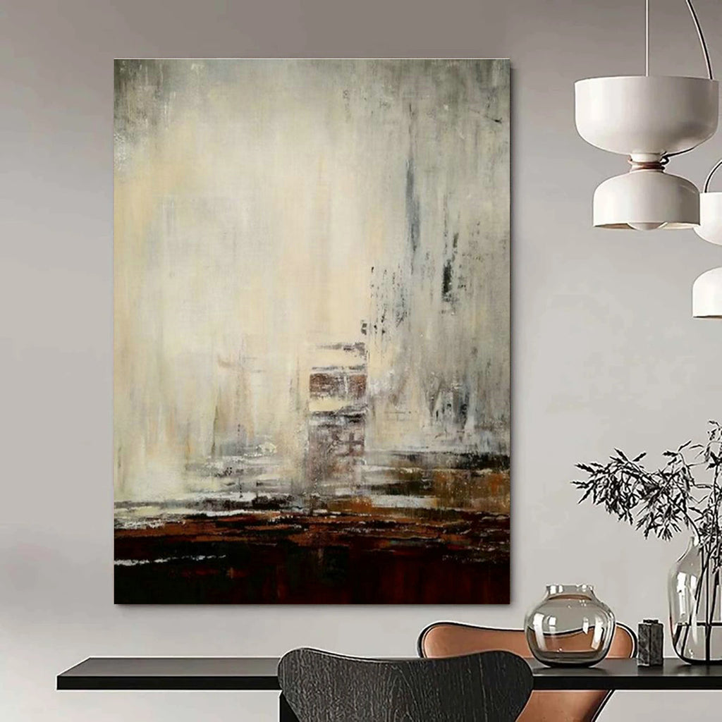 Vast Custom Hand-Painted Abstract Painting - Cinematic Vision for Independent Film Studios  DLZ0315