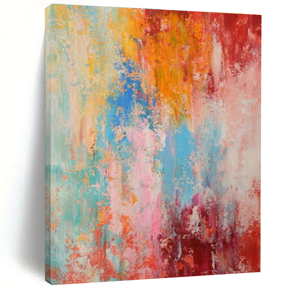 Oversized Customizable Handmade Abstract Painting for Fencing Studios  DLZ0029
