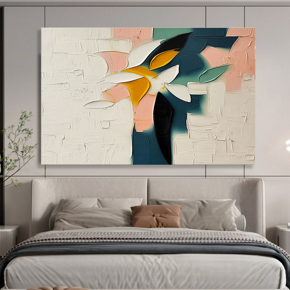Large-Size Custom Abstract Hand Painting for Urban Rooftop Solar-Powered Desalination Plant DLZ3131