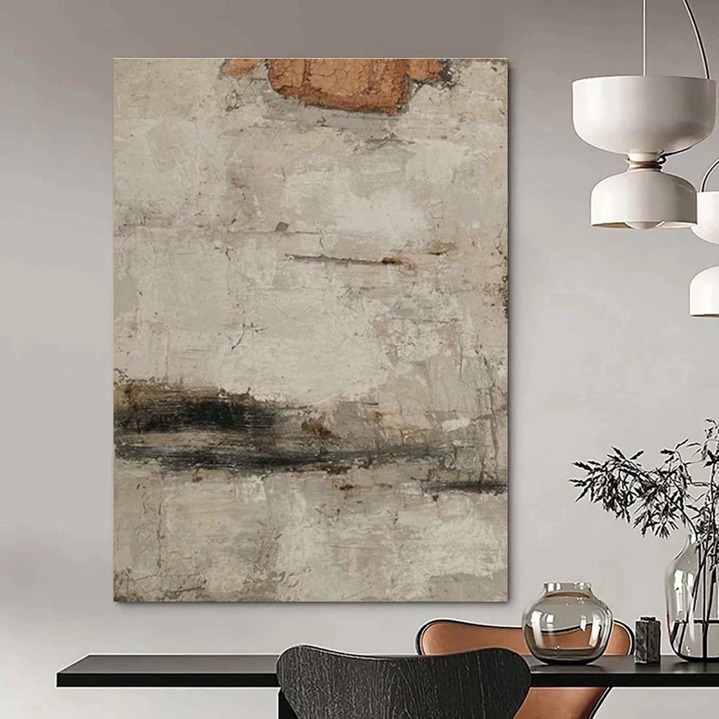 Vast Custom Hand-Painted Abstract Painting - Inspiring Decor for Aviation Terminals  DLZ0183