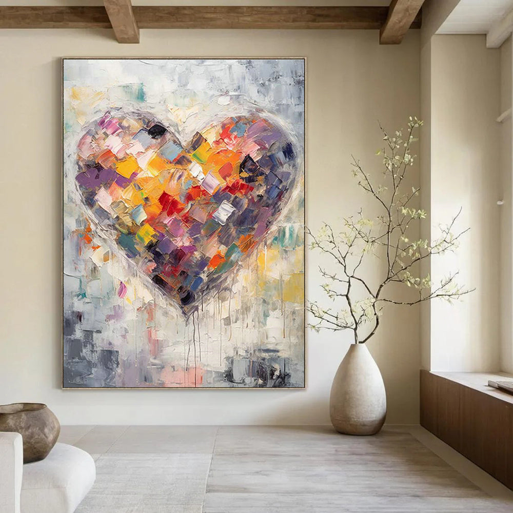 Must-Have for Meeting Rooms: Large-Scale Custom Hand-Painted Abstract Artwork  DLZ0129