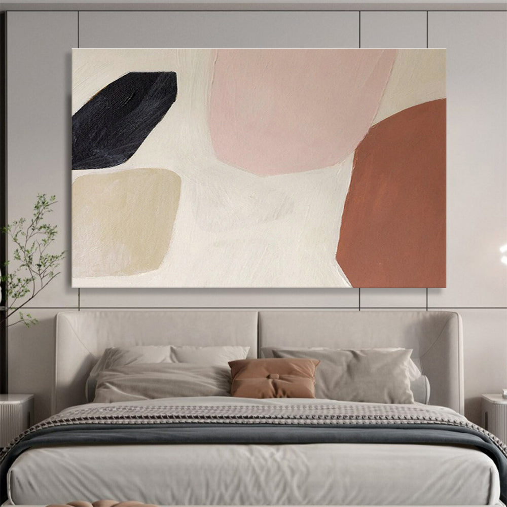 Large Custom Abstract Hand-Painted Art for Solar-Powered Desalination Plant Atrium DLZ2962