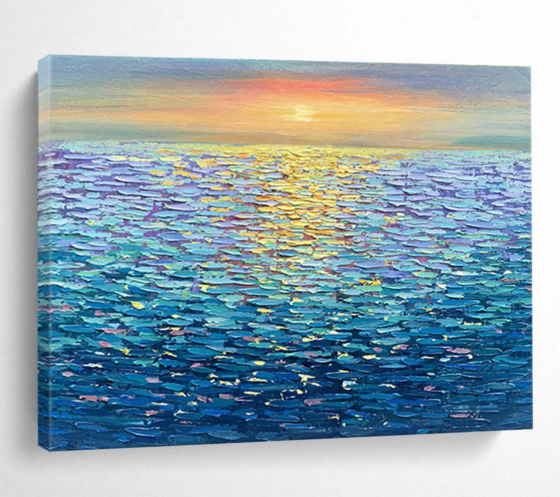 Hand-Painted Large Abstract Art, Organic Shapes for Bohemian Interiors DLZ3239