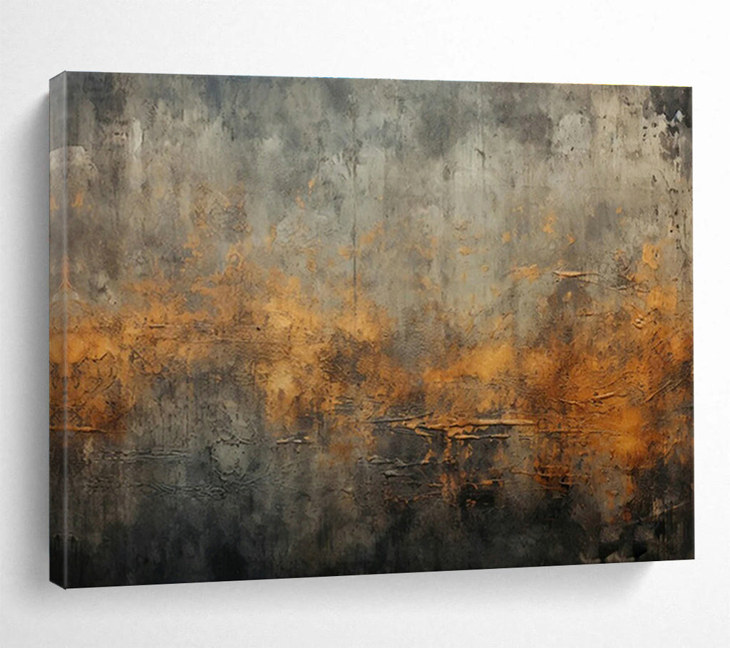 Large Custom Abstract Hand-Painted Art for Pottery Studio DLZ2753