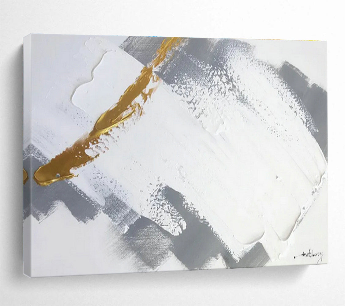 Customized Large-Scale Abstract Hand Painting for Art Gallery DLZ2701