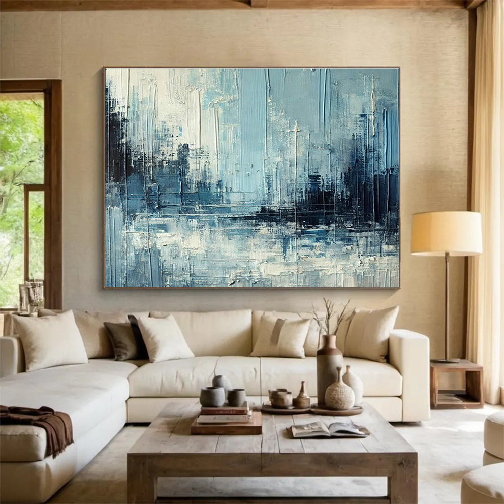 Oversized Custom Abstract Hand Painting for Soap Making Workshop DLZ2751