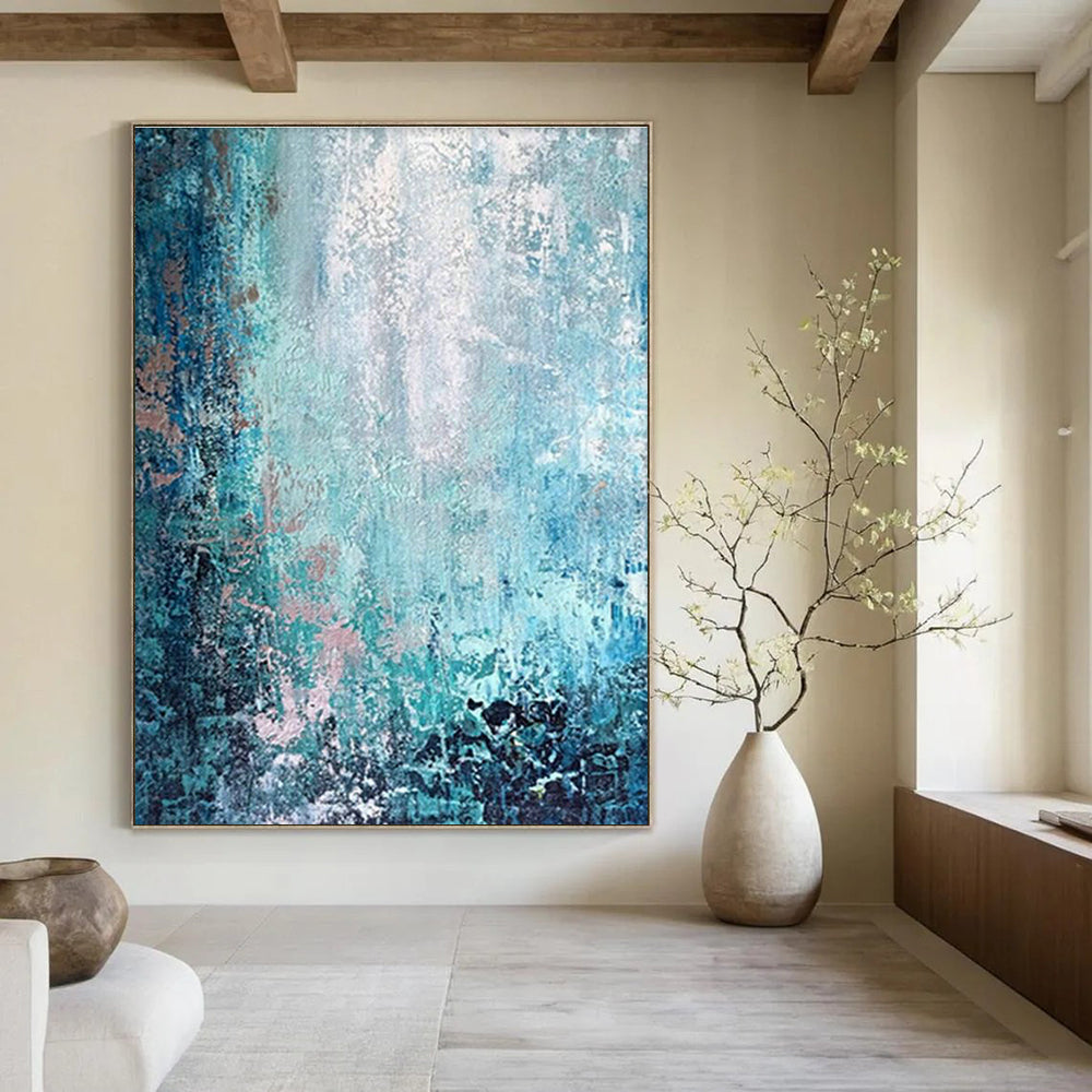 Jumbo Custom Hand-Painted Abstract Wall Art for Urban Art Galleries in Shipping Containers  DLZ0074