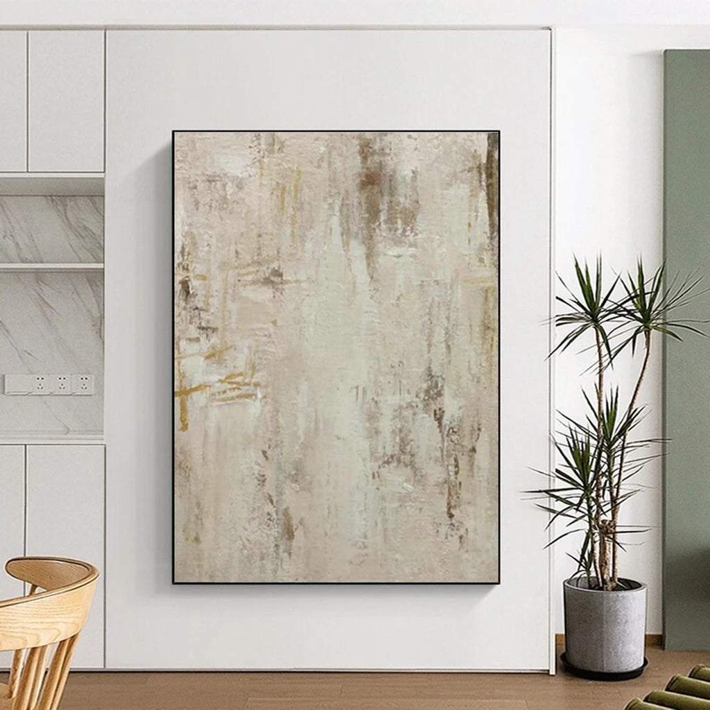 Immense Large-Scale Custom Hand-Painted Abstract Canvas - Artistic Fusion for Culinary Schools  DLZ0224