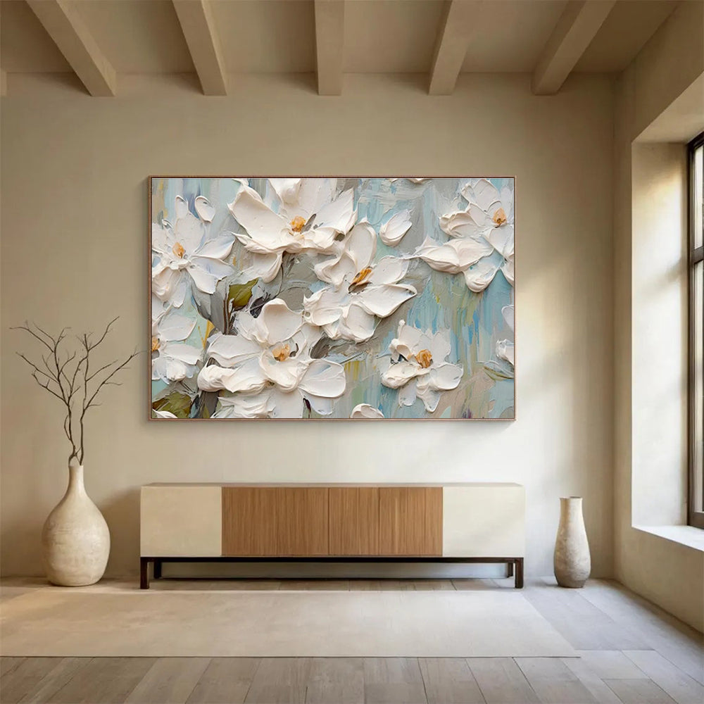 Custom Giant Abstract Hand Painting for Vertical Urban Farming Automated Harvesting System Development Lab DLZ3070