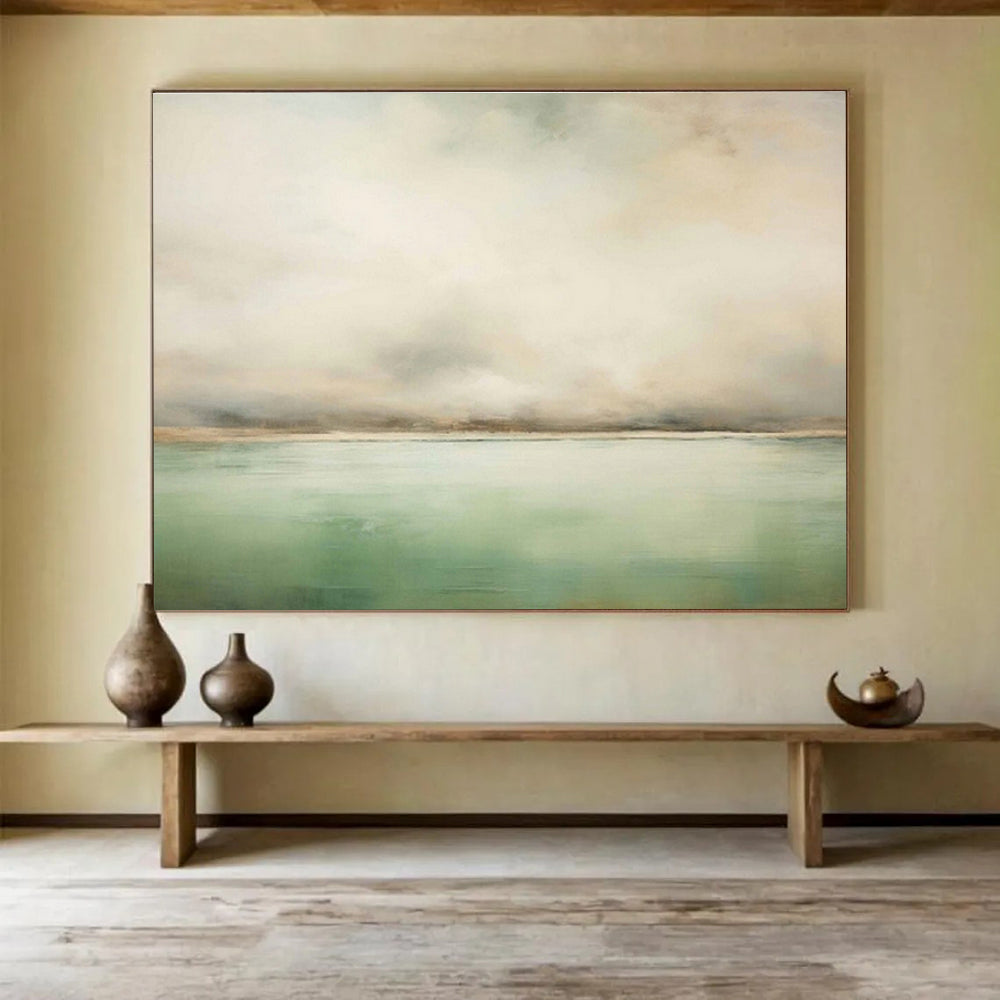 Tailored Quantum Computing Lab Giant Abstract Hand Painting DLZ2543