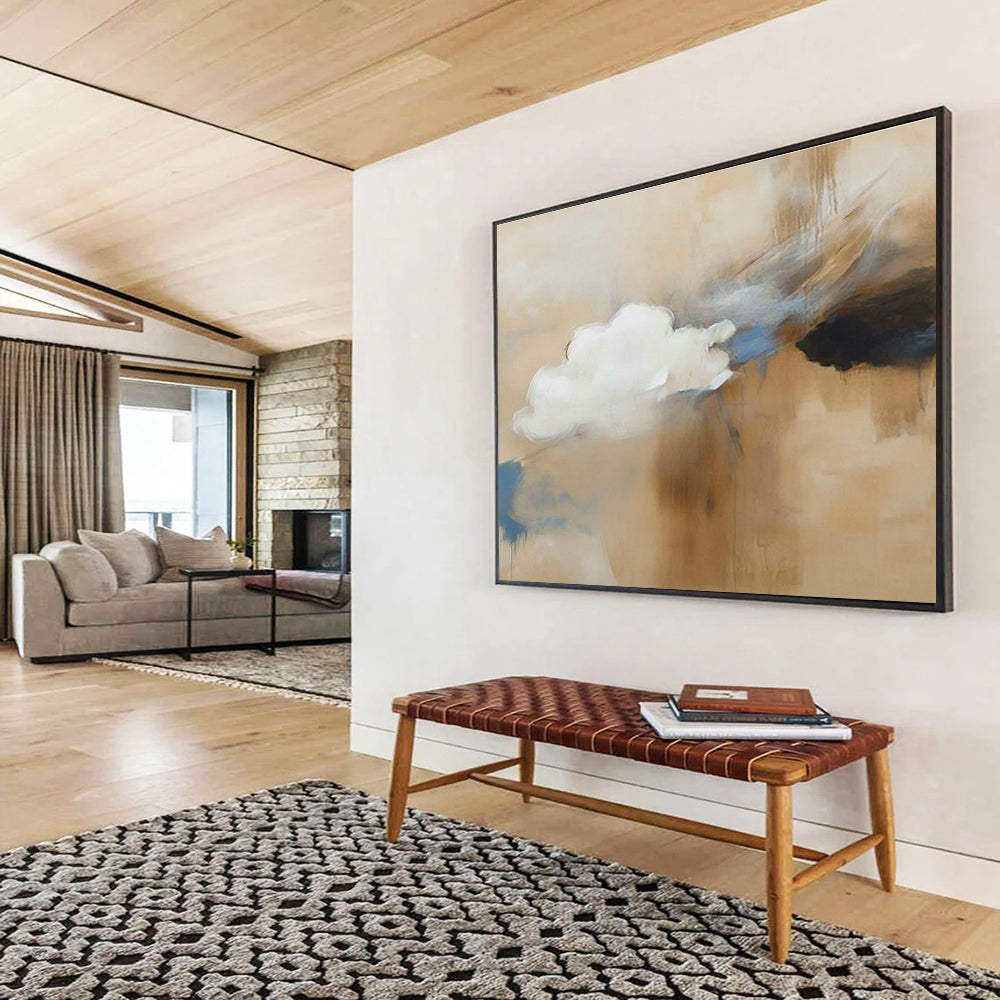 Bespoke Presidential Suite Giant Abstract Hand Painting