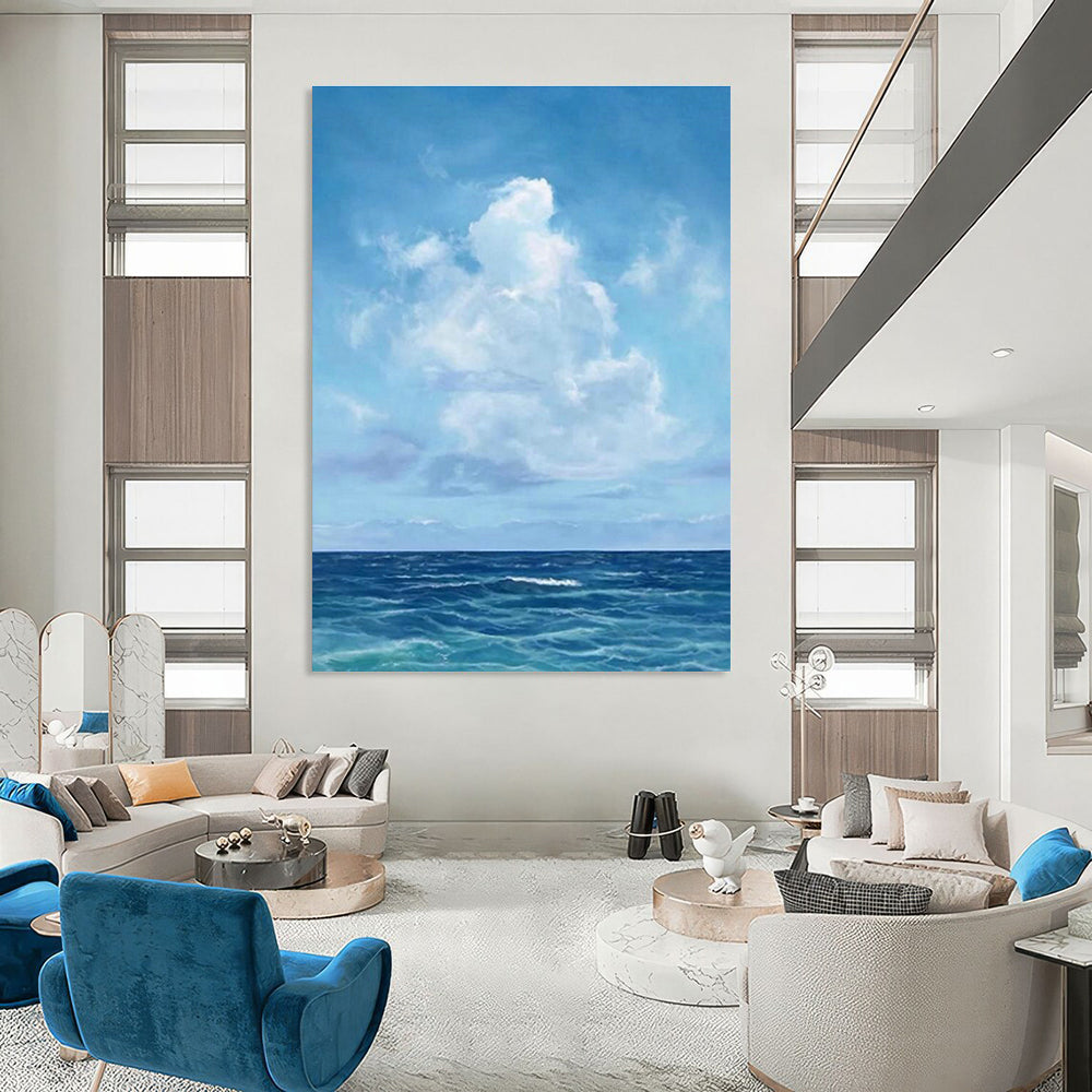 Large-Scale Custom Hand-Painted Abstract Artwork - Artistic Rhythm for Salsa Dance Academies  DLZ0311