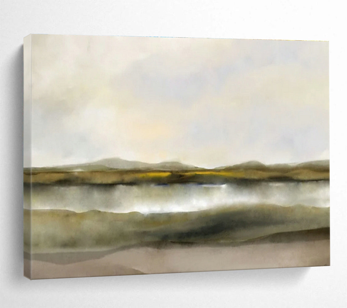Large Custom Abstract Hand-Painted Art for Artisan Bakery DLZ2745