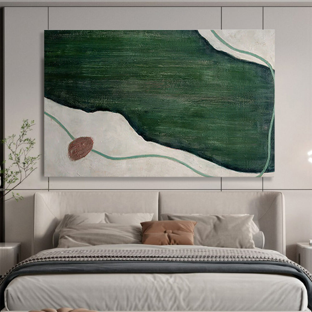 Customized Large-Scale Abstract Hand Painting for Urban Biodiversity Conservation Center DLZ2994