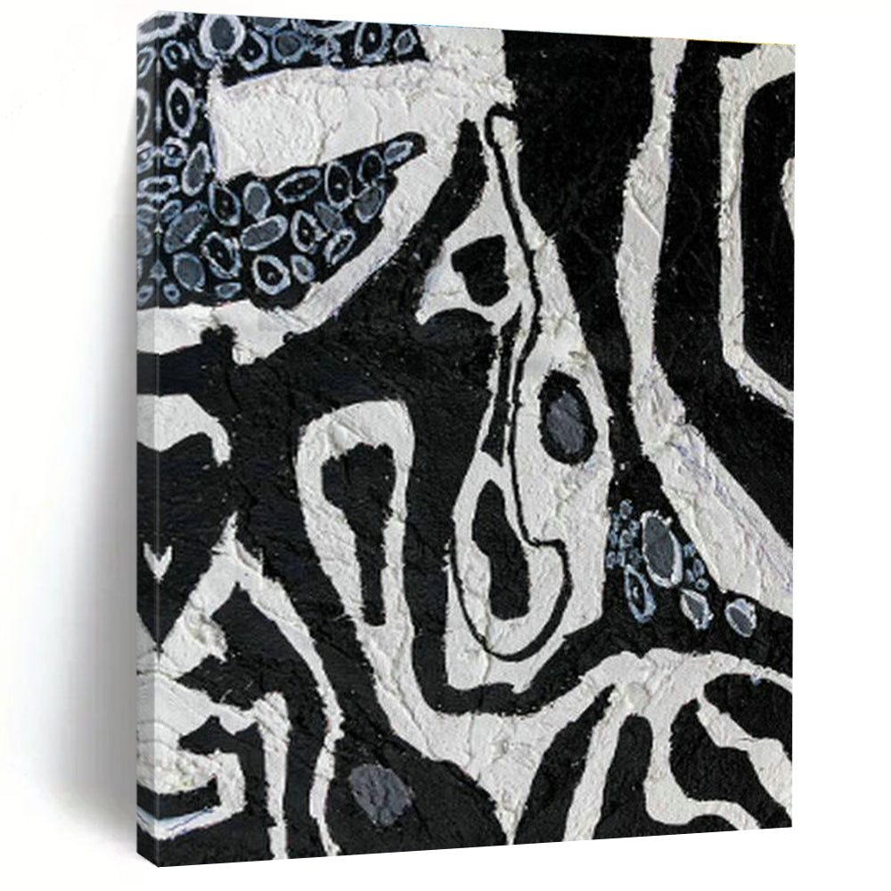 Colossal Custom Hand-Painted Abstract Art for Traditional Brazilian Capoeira Academies  DLZ0052