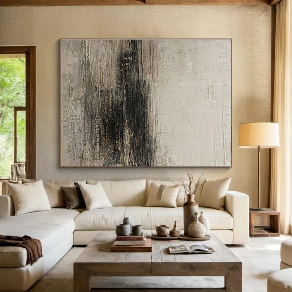 Tailored Museum-Grade Giant Abstract Hand Painting